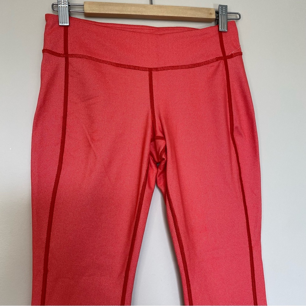 Lululemon PYB Pant - Red - Coral Size 6 Straight Leg Ankle Length Legging - Picture 15 of 15